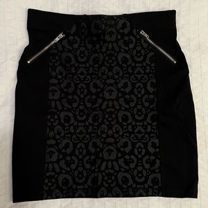 H&M divided mini pencil skirt